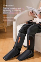 Vente en gros usine : Appareil de massage des genoux et des jambes rechargeable, Botte de compression d'air enveloppante pour le pied avec vibration thermique et masseur de mollets à air