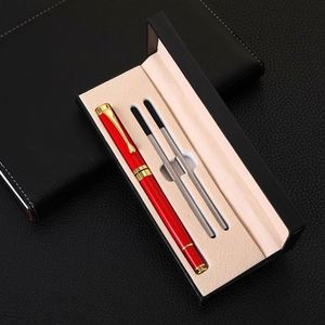 Promotion <b>Gift</b> Set Black Luxury Business Metal Ballpoint <b>Pens</b> Logo Printed Gold Custom Box-A Stylish Elegant Personalized - Product Image 2