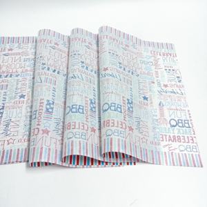 กระดาษกันไขมันพิมพ์ลาย SP623 คุณภาพสูง เกรดอาหาร กระดาษเคลือบแว็กซ์ สำหรับห่อเบอร์เกอร์ กระดาษห่อแฮมเบอร์เกอร์ - Product Image 6