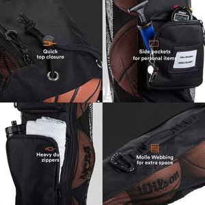 Sac de sport en filet pour ballons de sport (baseball, volleyball, basketball, football, soccer) - Fabrication BSCI - Product Image 3