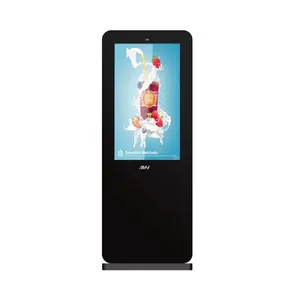 Không thấm nước thông minh AD tầng đứng Totem Quảng Cáo chơi kiosk ngoài trời tầng thường vụ LCD quảng cáo thương mại hiển thị kiốt