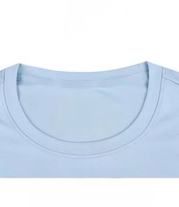 DEZE T-shirt de sport à manches courtes à séchage rapide, respirant, doux pour la peau, décontracté, pour le fitness et la course, avec logo personnalisable, col rond - Product Image 6