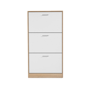 Mueble de Almacenamiento de Zapatos para Sala de Estar Moderna de Cia Industries, con Estante de 3 Niveles, Material de Madera MDF, 3 Puertas - Product Image 1