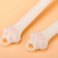 Nouveauté Spatule de cuisson en silicone en forme de patte de chat Antiadhésive Brosse à huile en silicone Ustensiles de cuisine