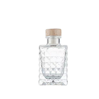 Haut de gamme délicat 50ml 100ml 200ml bouteille de diffuseur de parfum en verre transparent pour parfum