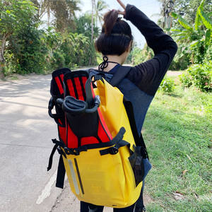Bolsa de Natación Portátil Impermeable con Separación para Seco y Mojado, Bolsa Profesional para Equipo de Snorkel y Canyoning, Mochila para Trajes de Baño y Natación - Product Image 4