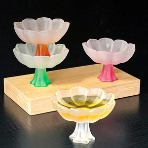 Tazze da Tè in Vetro con Design a Fiore di Loto, Colore Trasparente, per Tè del Pomeriggio, Latte, Succhi di Frutta e Altre Bevande - Product Image 4