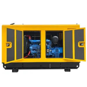 120kw 150kva cumini generatore super silenzioso 3 fase di tensione nominale 400V generatore elettrico diesel genset prezzo per la vendita