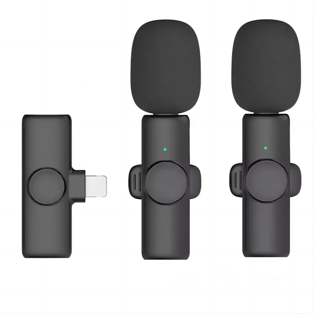 Portable Mini Professional Recording Live Broadcast Educational Wireless Microphone Wireless Microphone Clip on