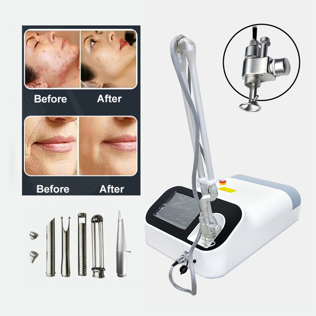 Newest Portable Fractional CO2 Laser Machine for Facial Rejuvenation Pore Shrinking Wrinkle Reduction Skin Resurfacing Stretch