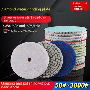 Disco Abrasivo Autoadesivo da 3 e 4 Pollici per Lucidatura e Levigatura ad Acqua, Grana 80 #   Abrasivo Grana Media per Rinnovamento Carrozzeria Auto e Piastrelle in Marmo - Product Image 6