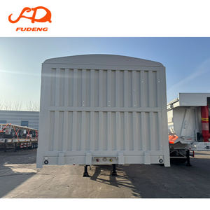 Remolque <span class=keywords><strong>de</strong></span> Carga con Vallas <span class=keywords><strong>de</strong></span> Acero <span class=keywords><strong>de</strong></span> 3 Ejes, Remolque para <span class=keywords><strong>Ganado</strong></span>, para Granos, Carbón, Productos Agrícolas a Granel - Product Image 6