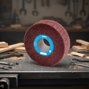 Disque abrasif Fervi avec trou de 150 mm pour le ponçage du métal et du bois - Product Image 3