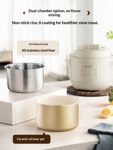 Cuisinière à <span class=keywords><strong>riz</strong></span> électrique japonaise Soseki, modèle identique, pour 3-4 personnes, <span class=keywords><strong>autocuiseur</strong></span> électrique pour <span class=keywords><strong>1</strong></span>-2 personnes, en acier inoxydable 316, 3L, céramique - Product Image 3