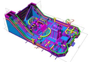 Top vente <span class=keywords><strong>prix</strong></span> usine populaire dessin animé grand toboggan gonflable château plein d'entrain <span class=keywords><strong>location</strong></span> commerciale videur Combo pour enfants <span class=keywords><strong>location</strong></span> de fête - Product Image 6