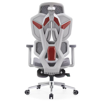Chaise de jeu Scorpion chaise de jeu de bureau maille réglable ergonomique avec tissu repose-pieds pour chaise d'ordinateur à domicile de jeu