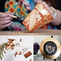 100 feuilles d'imitation de feuilles d'or multicolores pour la décoration artistique, les loisirs créatifs, le mobilier, les papiers métalliques et les peintures