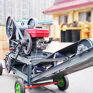 Broyeur à mâchoires pour gravier de type moteur diesel PE220X350, petit modèle, direct usine - Product Image 1