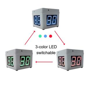 GANXIN 高品质 LED 显示屏 0 至 99 秒定时倒计时器 按钮控制 棋牌麻雀扑克比赛计时器 - Product Image 2