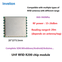 R200 Puce Haute Performance SMA Port Arduino Android UHF RFID Module de lecteur intégré avec Module RFID SDK 900mhz gratuit