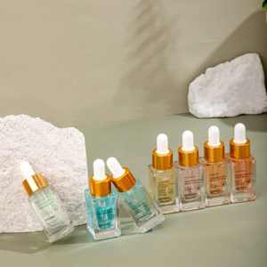 Cilt serumu Set yüz bakımı parlatıcı beyazlatma Anti Aging kollajen cilt mükemmelleştirmek nemlendirici C vitamini zerdeçal yüz serumu - Product Image 4