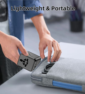 Adaptador de Viaje Universal Worldplug con Puertos USB, Adaptador de Enchufe Internacional <span class=keywords><strong>para</strong></span> Laptop, Auriculares, Función PD <span class=keywords><strong>para</strong></span> Viajes - Product Image 3