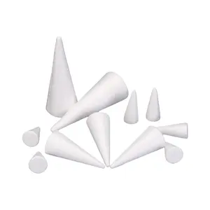 Wholesale white decorative polystyrene cone For Defining Your