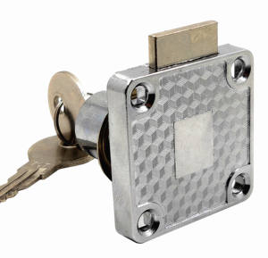 サプライヤーOEM138-2219mmオフィスデスク家具キャビネット亜鉛合金引き出しロックキー付き - Product Image 6