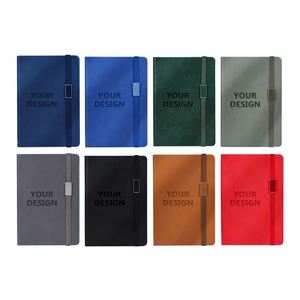 Cuaderno de Cuero PU con Logotipo Personalizado, Cinta Marcadora y Cierre Magnético Antioxidante, Diario de Negocios Personalizado - Product Image 1