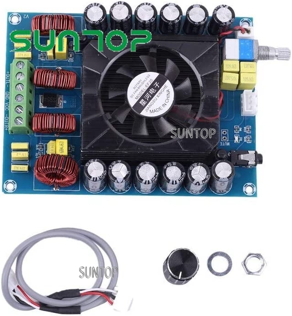 XH-A121 Digital Amplifier Module, 160W+160W Dual Channel Audio Amp Board DC 12V-24V High-Power Stereo Audio Module