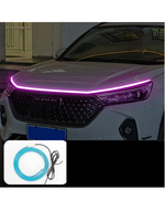 Capot de Phare Avant de Voiture Bande LED Diurne pour Renault Koleos Captur Kadjar Fluence Talisman Scenic Sandero Duster Megane Clio