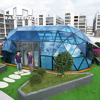RAXTENT Maison dôme en verre en forme de capsule pour camping Resorts avec vue panoramique sur les étoiles