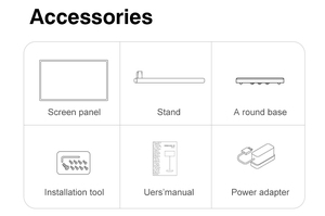 Écran tactile mobile 32/21,5 pouces 1080p, moniteur d'affichage mobile, support au sol, Android, sans fil, téléviseur intelligent portable pour la maison - Product Image 6