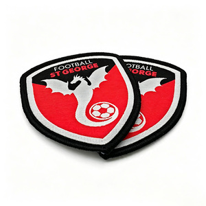 Maßgefertigtes Gewebtes Lock-Edge-Logo mit Selbstklebender Rückseite für Trikots und Sportbekleidung - Product Image 6