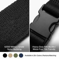 Ceinture tactique en nylon noir pour homme avec boucle automatique, ceinture de mode aux couleurs nationales, vente en gros directe d'usine