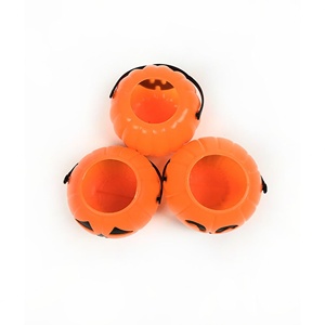Cestas de Calabaza de Plástico Naranja para Niños, Personalizadas, Colgables, para Dulces, Regalos de Halloween, Venta al Por Mayor - Product Image 2