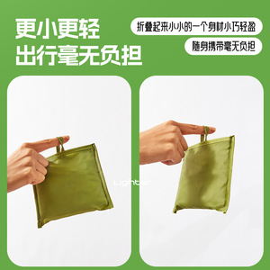 Oxford <b>Foldable</b> Shopping <b>Bag</b> Large Size Black Waterproof Grocery Carry <b>Bag</b> - Product Image 3