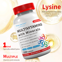 Comprimés de Multivitamines et Minéraux à Haute Concentration Nutrition Complète, Complexe Vitamines Minéraux pour une Amélioration