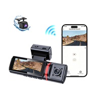 Caméra embarquée 4G 3,16 pouces 2K+1080P+1080P avec surveillance à distance, ADAS, BSD, LCA