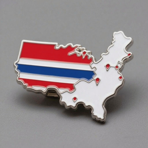 Sản xuất kim loại tùy chỉnh men Nigeria ngoại giao tình bạn cờ pin Trâm lá chắn leed Nigeria Câu lạc bộ bóng đá ve áo Pin huy hiệu - Product Image 2