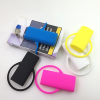 Étui à briquet avec logo personnalisable, pochette en silicone antidérapante et durable, résistant aux odeurs, cadeaux d'affaires, accessoires pour fumeurs, camping