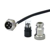 GX16 2pin/3pin/5pin/6pin/7pin Male Female Aviation plug wire panel metal circulaire gx16 4 pin connector