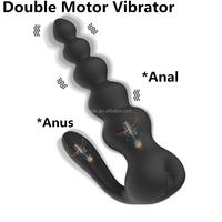 Wasserdichter Unisex Butt Plug Adult Vibrierende Stimulation perlen Vibrator Männlich Prostata Massage gerät Anal Sexspielzeug für Männer Schwule