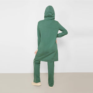 Haut de sport respirant, léger et à séchage rapide, à manches longues, coupe ample, en tissu poly mesh, vêtements de sport modestes, vêtements de sport musulmans - Product Image 4