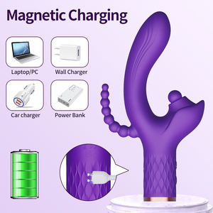 Hot Masturbação Feminina Vara com 3-em-1 Choque Geração de Massagem Chupando Estimulação Vibradores Sex Toys Box para Mulheres Produtos - Product Image 6