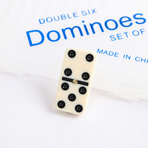 Juego de Dominó de 28 Piezas en Caja Transparente, Dominó Doble Seis, Juguete de Bloques de Construcción Casual para Jugar al Dominó, Zhejiang - Product Image 4