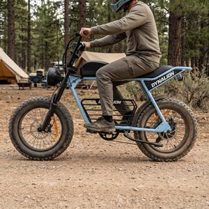 Vélo électrique rétro pratique à gros pneus avec écran LCD et transmission à 7 vitesses, cruiser utilitaire pour les courses quotidiennes dans le quartier - Product Image 2