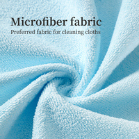 Paño de Limpieza de Microfibra, Paños Absorbentes Suaves, Paño para Quitar el Polvo, Artículos de Limpieza, Paños de Limpieza Sin Pelusa para el Cuidado del Automóvil, la Casa y la Cocina
