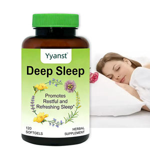 Suplemento Herbal Fresco OEM/ODM que Promueve un Sueño Reparador y Refrescante, Cápsulas de Gel Suave Personalizadas para Ayudar a Dormir, Bajas en Carbohidratos y Azúcar - Product Image 1