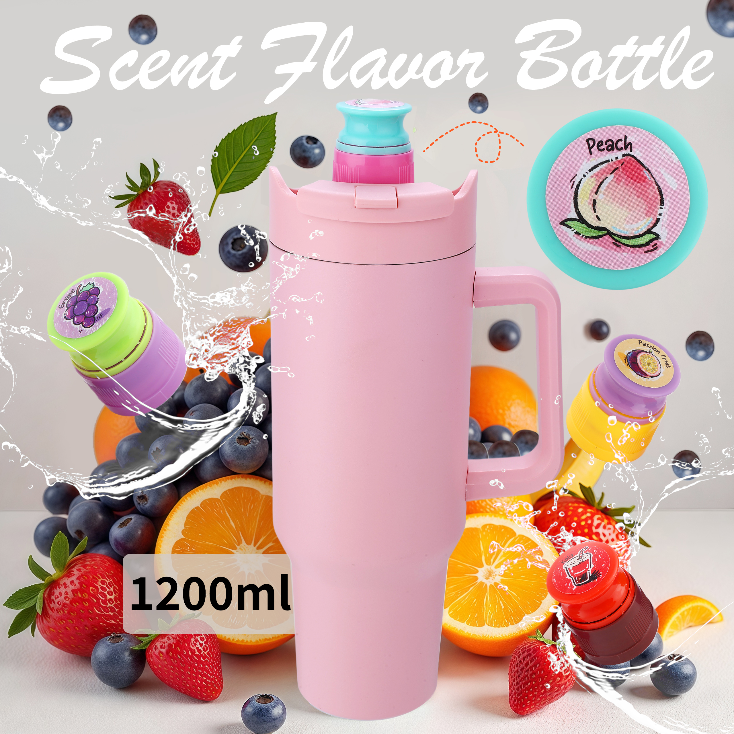 Pink Mug + 3 Scent Lids